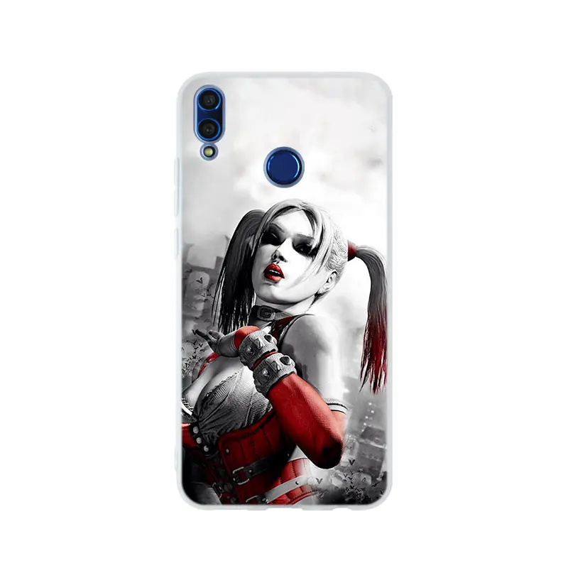 pattern 12 Джокер и Харли Квинн силиконовый чехол для телефона huawei Honor 9 10 Lite 6X 7X 8X Max 7A 8A 8C 20 PLAY 9x - Цвет: pattern 12