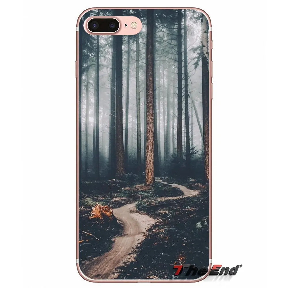 For Huawei G7 G8 P7 P8 P9 Lite Honor 4C 5X 5C 6X Mate 7 8 9 Y3 Y5 Y6 II 2 Pro 2017 Enchanted Forest mysterious TPU Phone Case | Мобильные