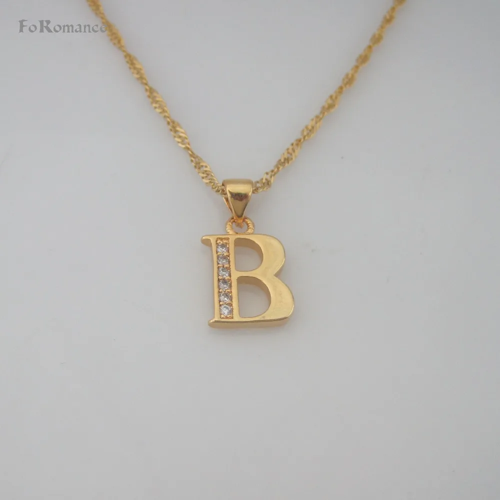 Колье с 26 буквами GP сверкающее ожерелье A B C D E F G H I J K L M N O P Q R S T U V W X Y Z INITIAL из