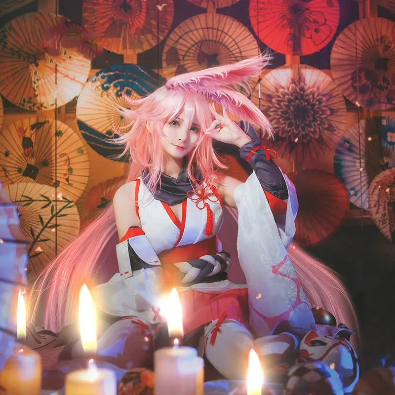 

Anime! Honkai Impact 3 Yae Sakura Uniform Cosplay Costume For Women