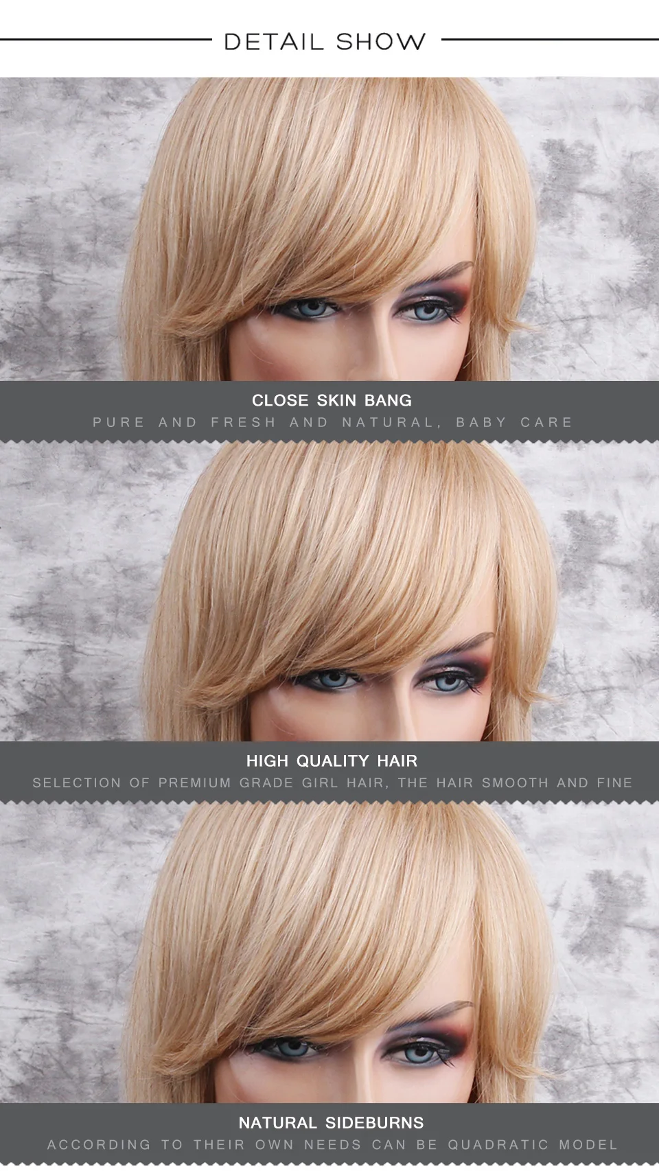 Inhair Cube 24 дюйма длинные прямые светлые парики Смешанные человеческие волосы синтетический парик с боковой челкой для белых женщин 5 цветов
