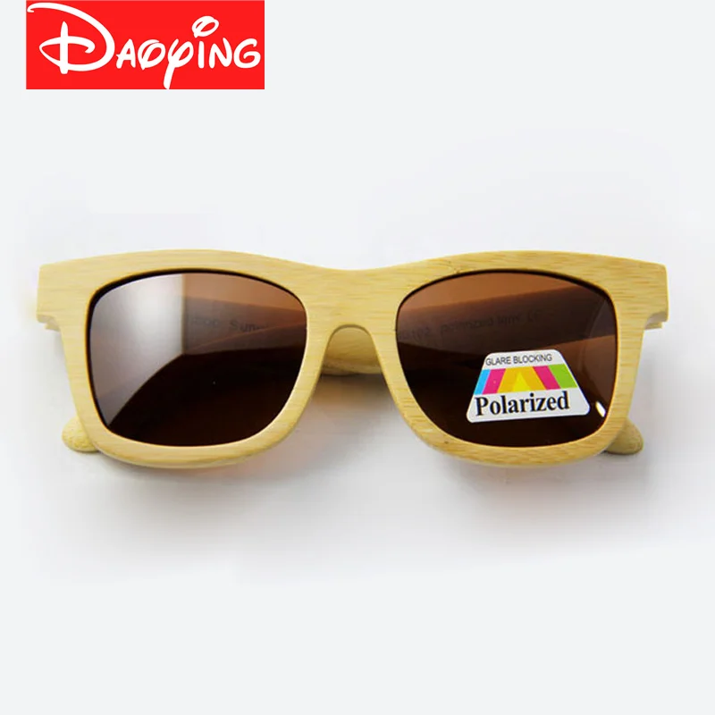 DAOYING новые модные бамбуковые очки мужские и женские солнцезащитные деревянные