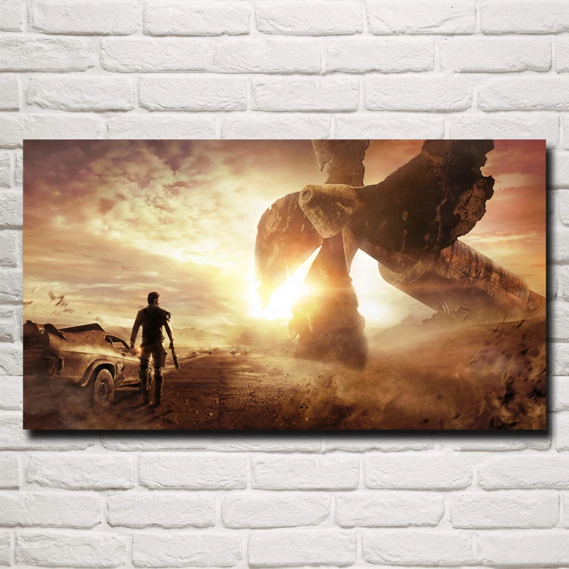 Foocome Mad Max Fury Road постеры и принты в фильме для гостиной художественная шелковая
