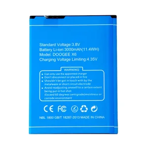 Аккумулятор DOOGEE X6 3000 мА  ч для телефона Doogee X6 Pro