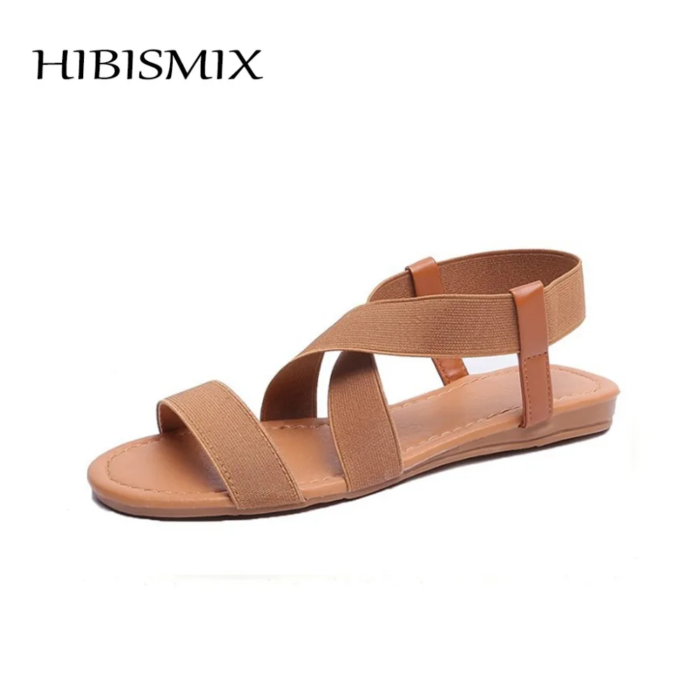 HIBISMIX/женские сандалии в римском стиле коллекция 2019 года Летние повседневные на