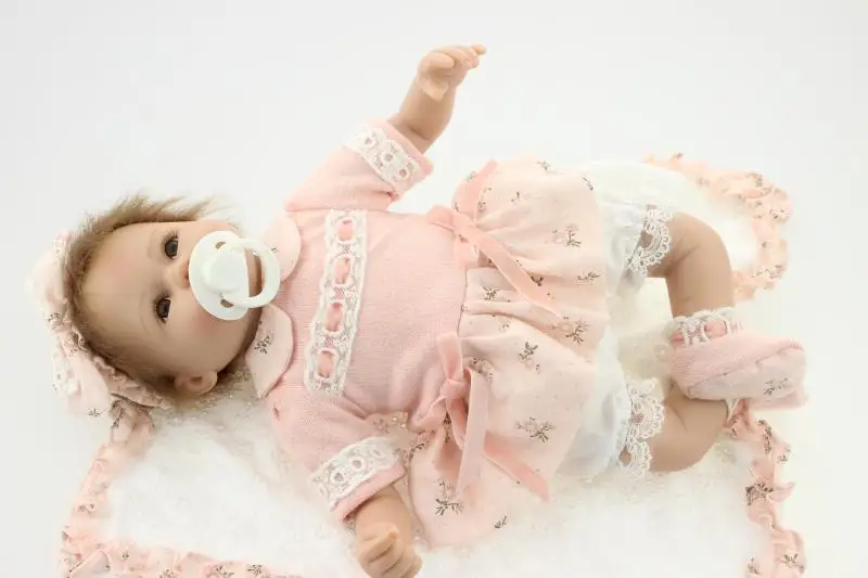 Силиконовые игрушки reborn baby doll для девочек реалистичные 18 &quotreborn babies play house малышей