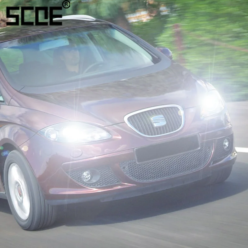 Автомобильные галогенные фары 2 шт. для сиденья Alhambra Altea Cordoba Exeo Ibiza Toledo SCOE с низким