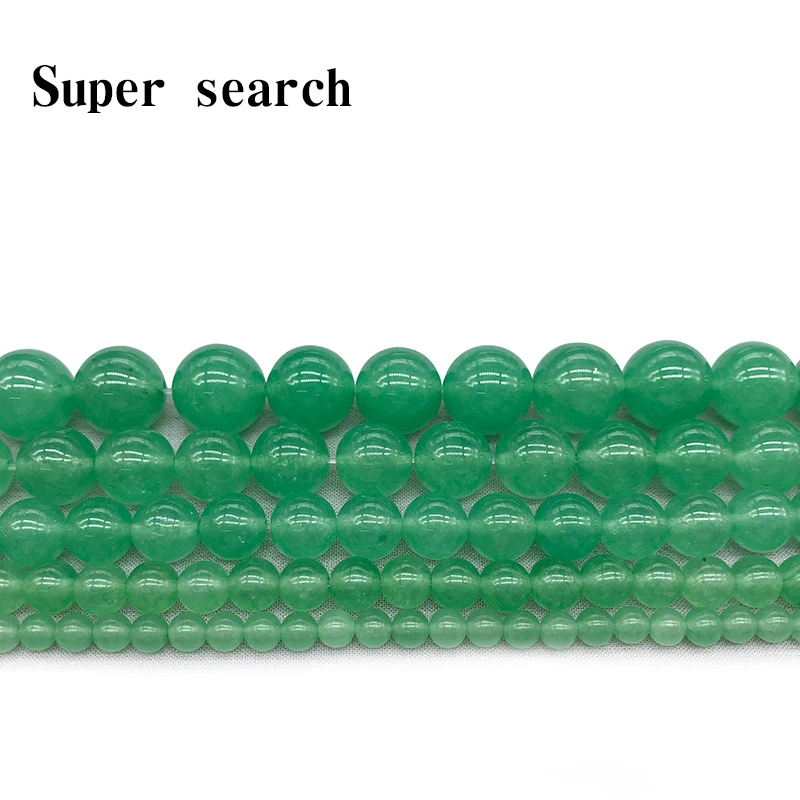 

Natural Stone Green Aventurine 4/6/8/10/12mm Round Beads DIY Accessorie Handmade Bracelet Bangle Necklace For Jewelry Making