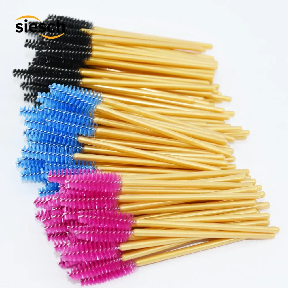 10 шт. новая кисточка для Бровей Ресниц Расческа тушь ресниц палочки наращивание