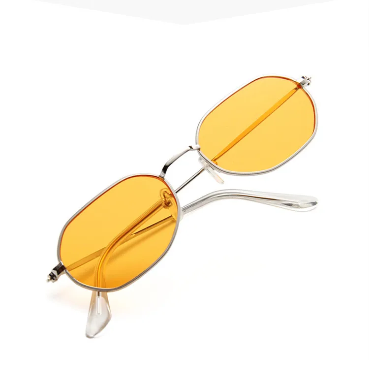 Higodoy классические металлические круглые солнцезащитные очки Женские Ретро