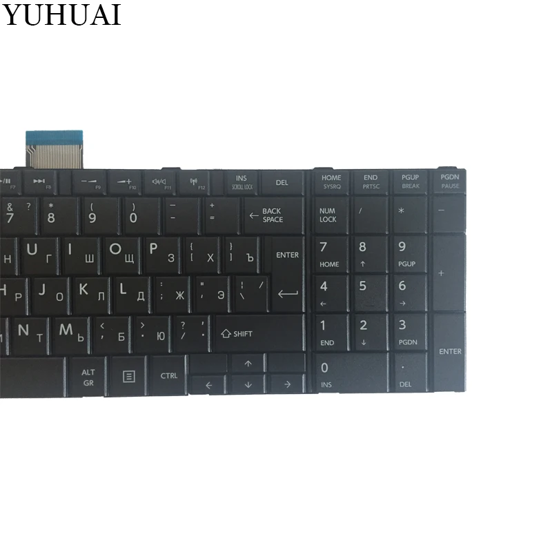 Ноутбук Русская клавиатура для ноутбука TOSHIBA SATELLITE C850 C850D C855 C855D L850 L850D L855 L855D L870 L870D ру черный ноутбук клавиатура