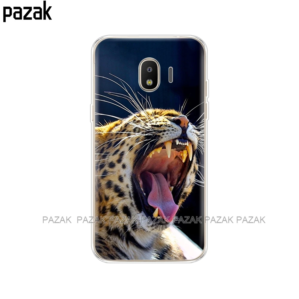 Силиконовый чехол для samsung Galaxy J4 чехол s Мягкий ТПУ задняя крышка Galaxy J4 EU J400F J400 телефон для samsung J4 чехол - Цвет: 34388