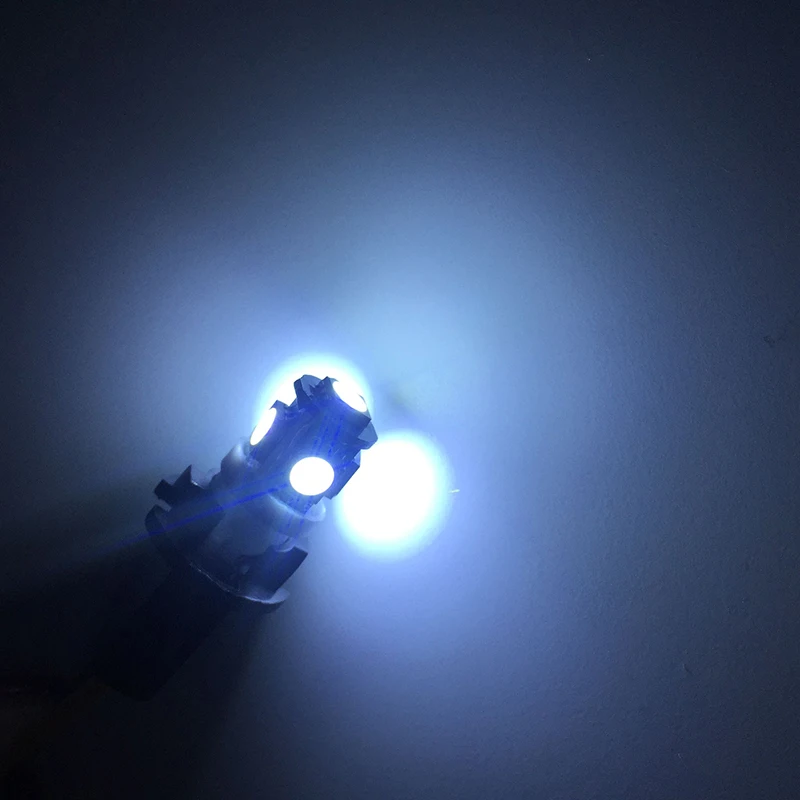 1 шт. автомобильная лампа T10 5SMD DC 12V 2W 5050 5 SMD 192 168 194 W5W