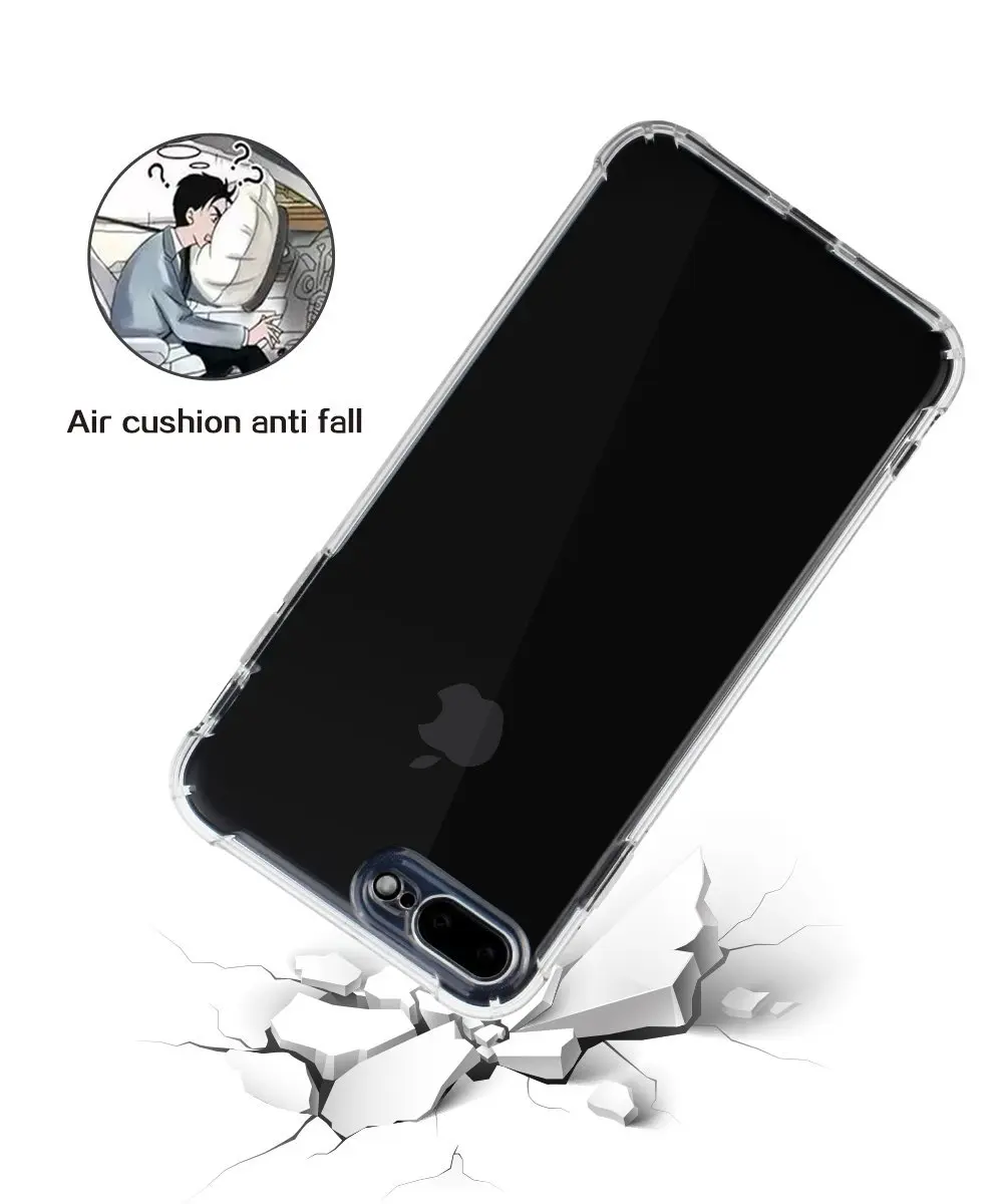 Чехол для iPhone 8 Plus чехол 7 [амортизация] усиленные углы на мягком бампере из ТПУ