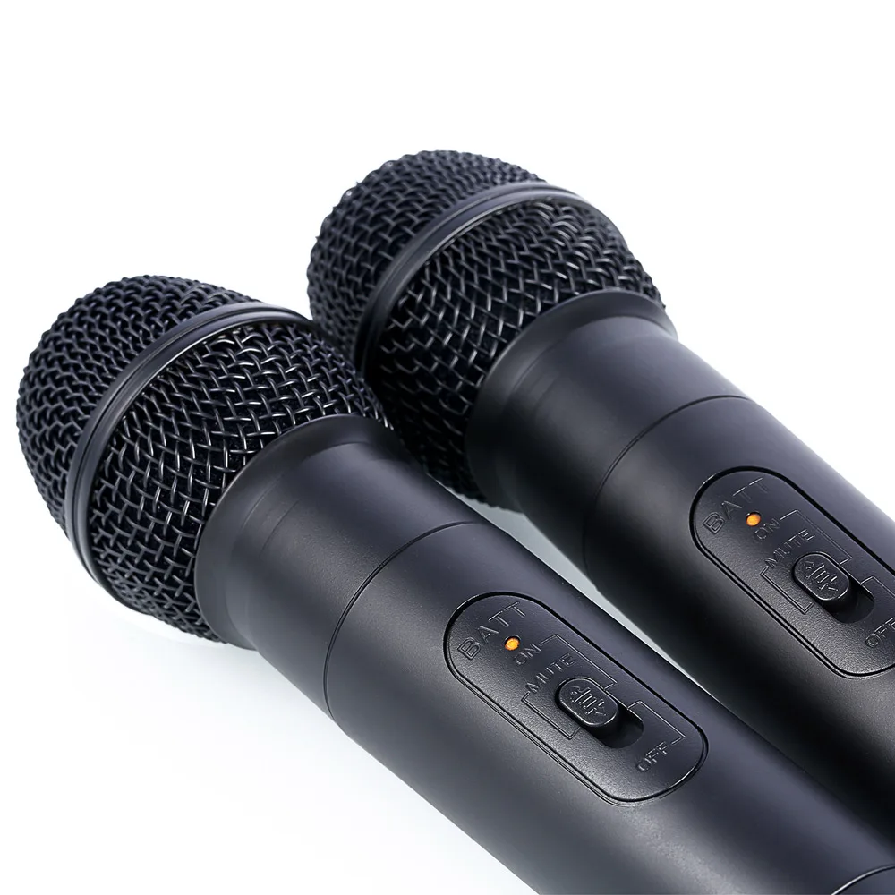 K38 двойной Беспроводной Bluetooth караоке микрофон с приемником коробка различные