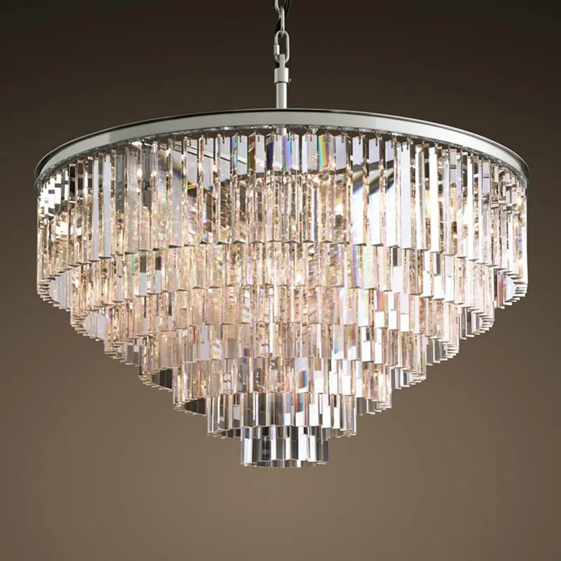 Современная хрустальная люстра элегантная K9 размер 22 мм подвеска из дымчато