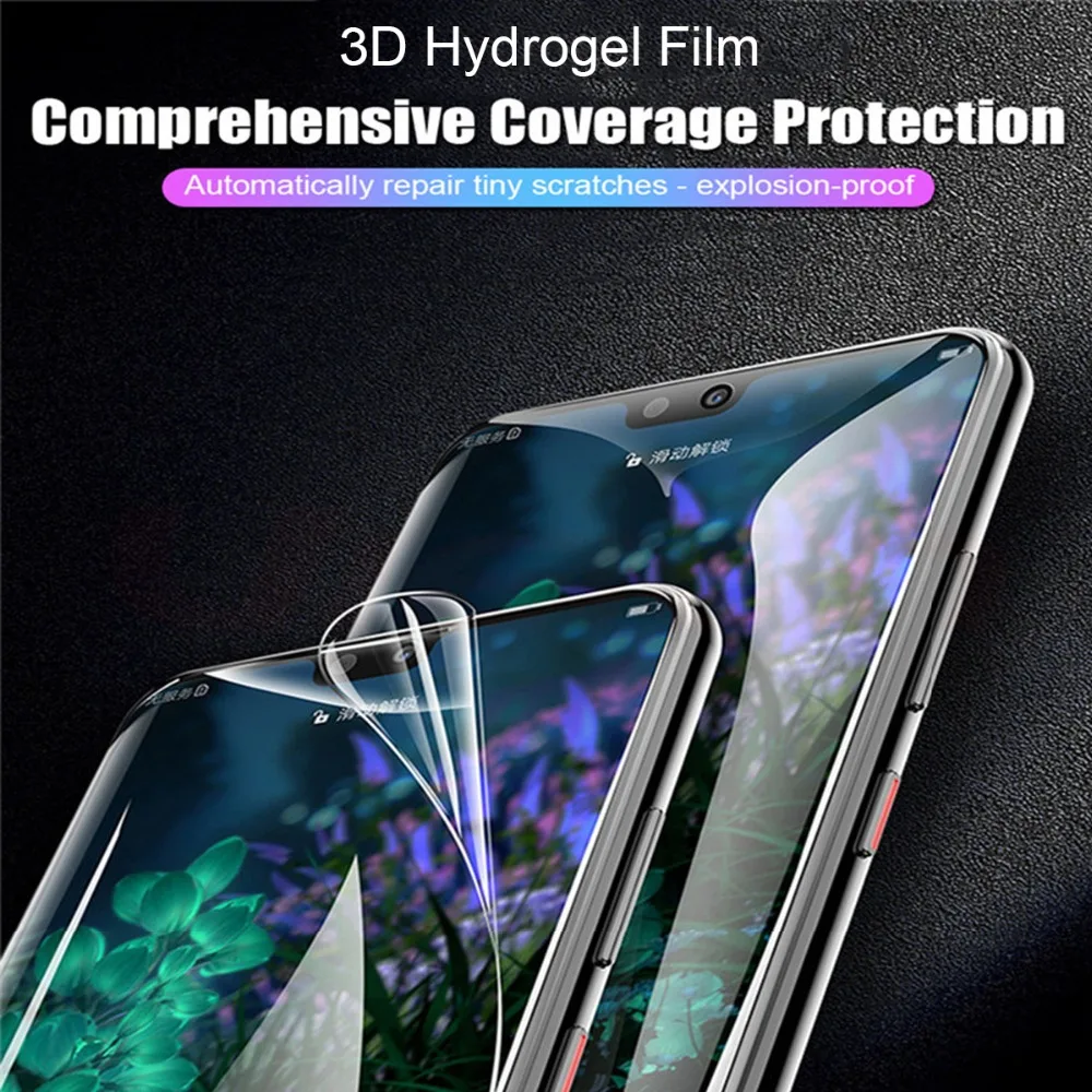 Передняя+ задняя мягкая ТПУ Гидрогелевая пленка для huawei mate 30 20 lite Honor V20 V10 8X 8C 7X9 10 Nova 3 Полное покрытие Защитная пленка для экрана