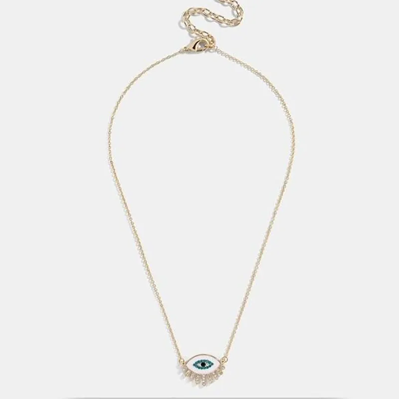 Модное ожерелье от сглаза Подвеска для женщин 2019 Новое корейское элегантное