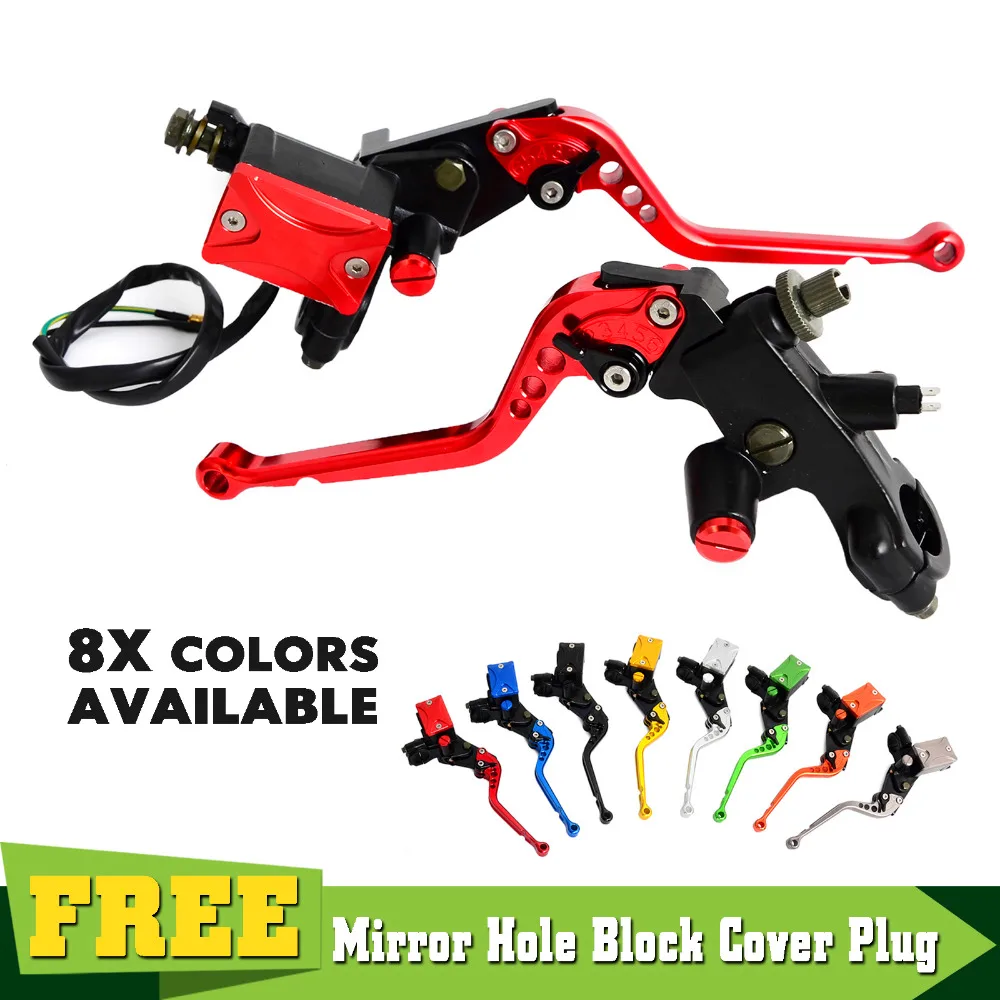 Универсальный 7/8 &quotрычаг главный цилиндр тормозной муфты набор резервуар для Honda