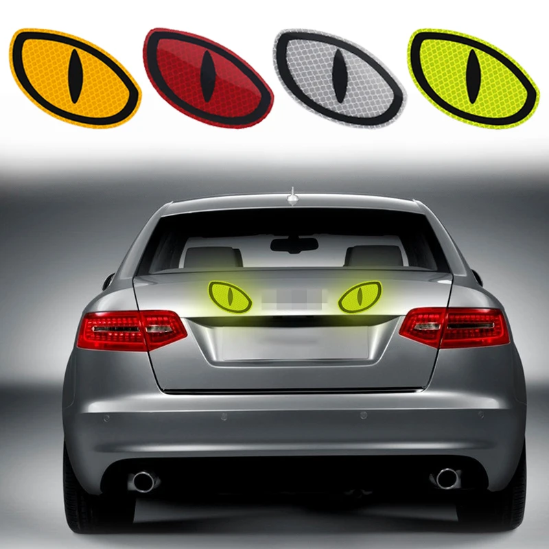 2 шт. светоотражающие наклейки на глаза|Наклейки автомобиль| |