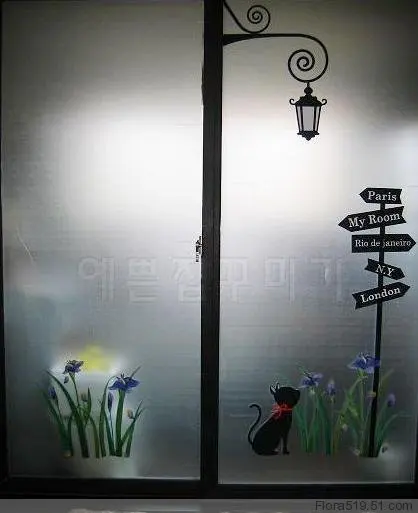 

Glass stickers window film scrub glass stickers translucidus