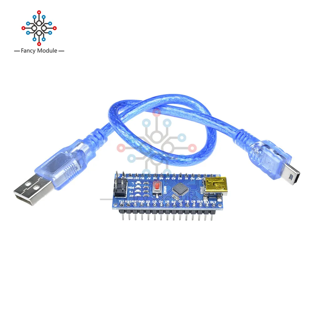 1 шт. мини USB ATmega328 5 в 16 м Микроконтроллер плата CH340G для Arduino Nano V3.0 Новинка|board board|board