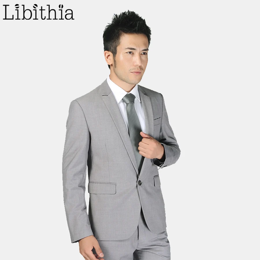 (Пиджак + брюки) Новые мужские Костюмы приталенные смокинги брендовые