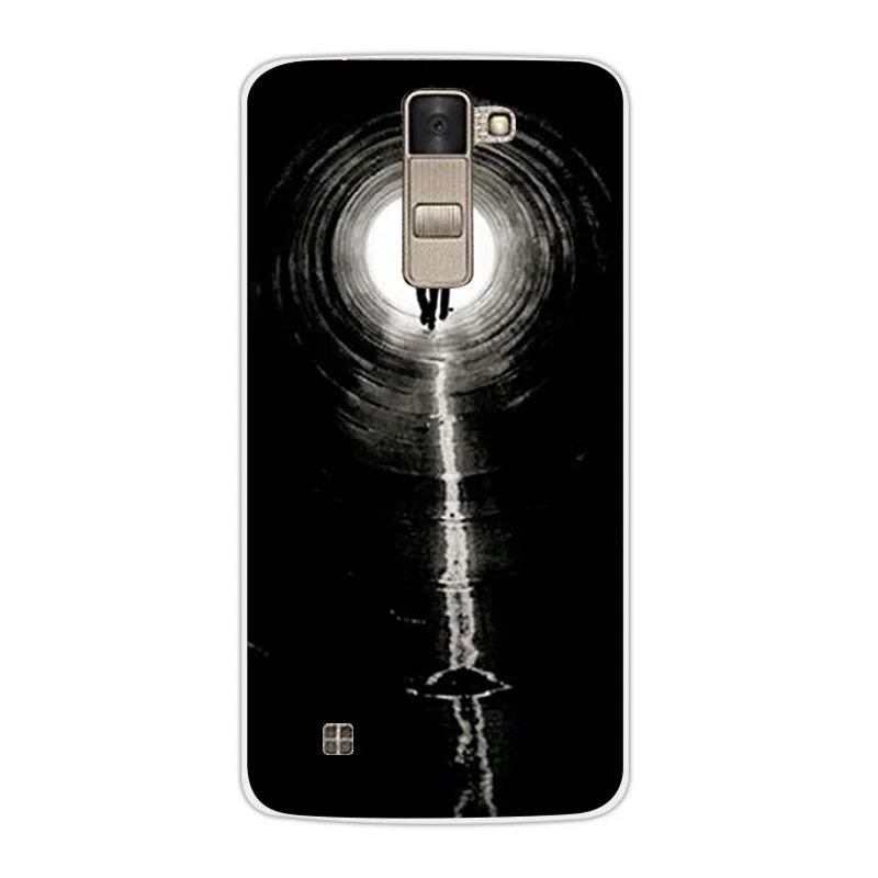 Роскошный мягкий чехол из ТПУ для LG K8 Lte K350 K350E K350N Kiss Design 5 0 &quotПрозрачный K 8 Phone