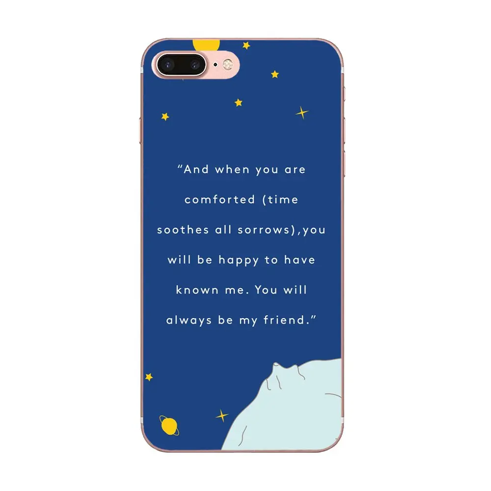 Мягкий чехол для телефона Apple iPhone 4 4S 5 5C 5S SE 6 6S 7 8 Plus X XS Max XR The Little Prince On Mint Soft |