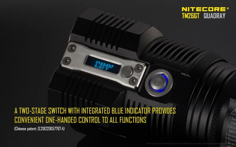Продукт крошечный Монстр Nitecore TM26GT 3500 Lumnes CREE XP-L HI V3 светодиодный прожектор фонарик с O светодиодный дисплей