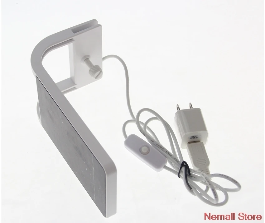 Светодиодный светильник для аквариума, USB светильник для выращивания растений, сине-белая лампа, настольная мини нано Аквариумная Рыбка, SUNSUN, 110-220 В, ландшафтный дизайн