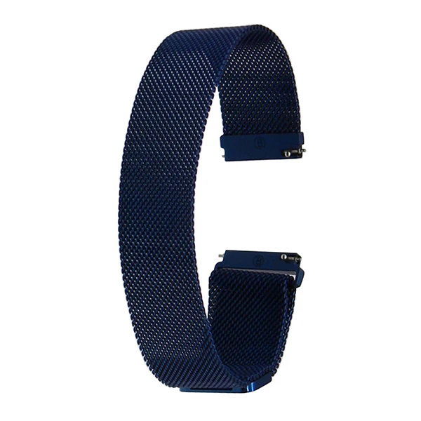 16 мм, 18 мм, 20 мм, 22 мм, 23 мм, Миланская петля, ремешок для Casio, для мужчин, женщин, сетка, нержавеющая сталь, ремешок, магнитная пряжка, браслет на запястье - Цвет ремешка: Blue