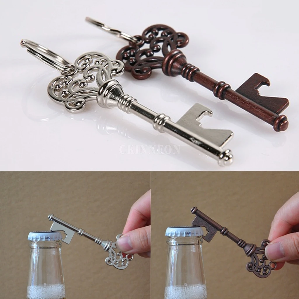 

400Pcs/Lot Metal Bottle Opener Kitchen Tool Bar Barware Key Shaped