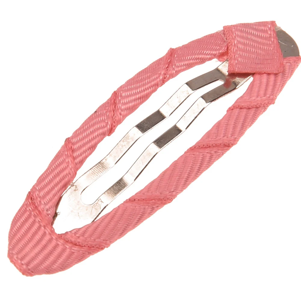 Dusty Pink 36 шт. ленточная лента Складной зажим для волос Бутик оснастки зажимы модные аксессуары для волос заколки шпильки Заколки банты Diy головные уборы - Цвет: Dusty Pink