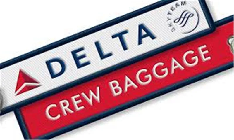 Багажная бирка Delta Airlines багажная флаг багажа адрес идентификационная |