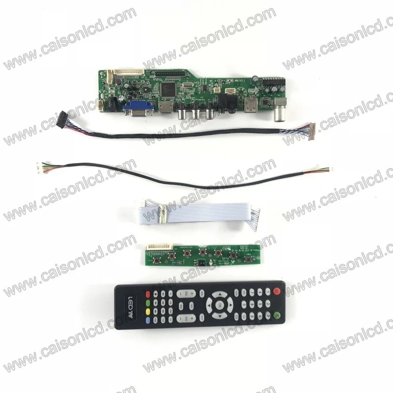 M6-V5.1 ЖК-дисплей ТВ поддержка плата контроллера VGA Аудио AV USB для 12 1 дюймов 800x600 G121SN01