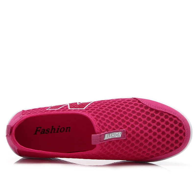 Модная женская повседневная обувь сезон весна-лето дышащая легкая прогулочная