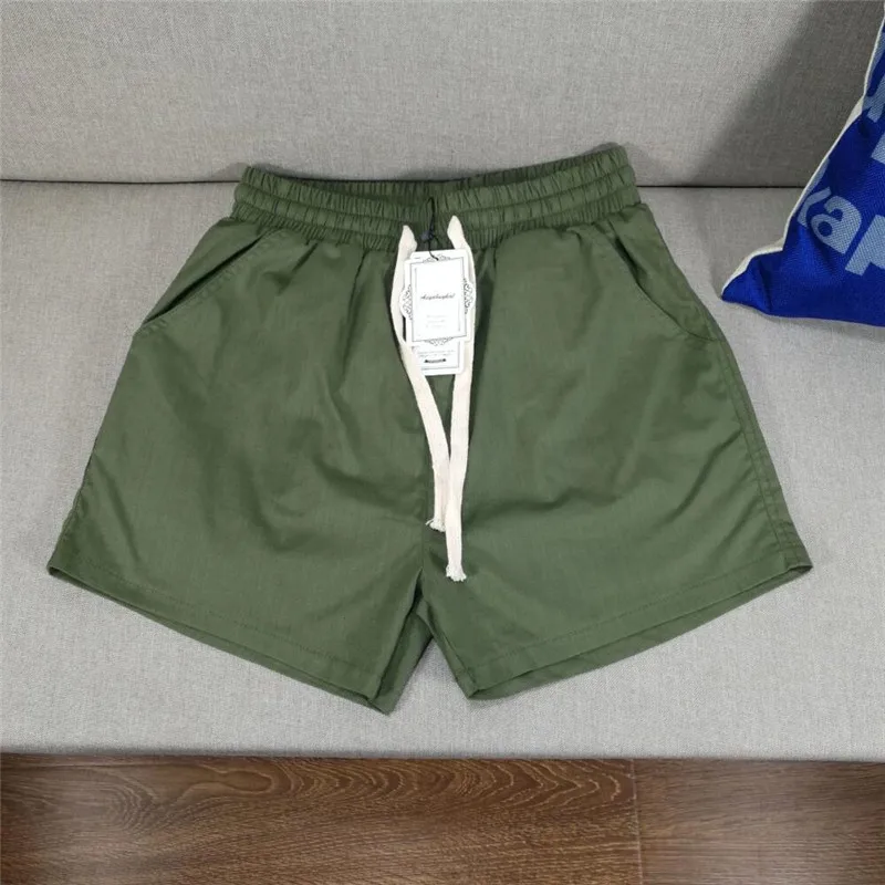 army green Женские хлопковые льняные белые шорты на шнуровке, штаны-шаровары, летние короткие штаны больших размеров, женские повседневные штаны M-5XL 6XL 7XL - Цвет: army green