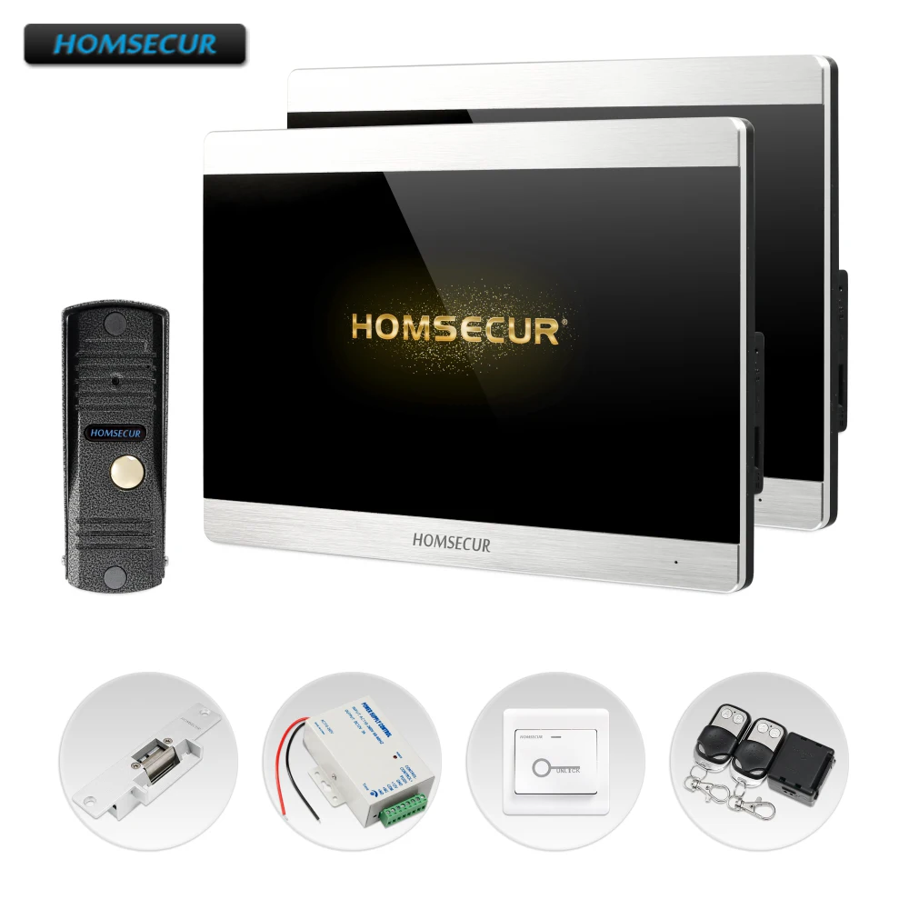 HOMSECUR 7 &quotAHD Видео домофонов Интерком охранника с спящий режим для квартиры BC011HD S +