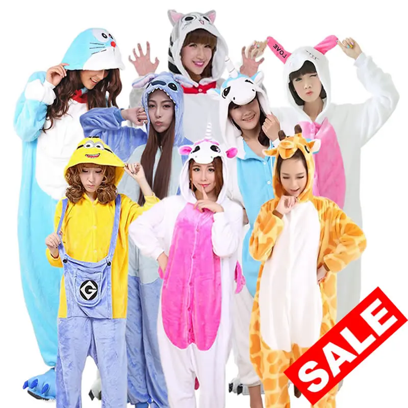 2017 Взрыв Разделе Бренд Одежды Единорог Стежка Зимние Пижамы Для Женщин/Мужчин