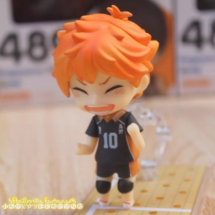 2 шт Хорошая улыбка Nendoroid 489+ 461 Спорт Волейбол комикс Аниме Haikyuu! Tobio Kageyama Shoyo Hinata фигурка