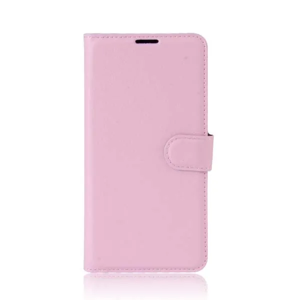 Pink YINGHUI личи кожи чехол для телефона из искусственной кожи для Wiko Wim Lite - Цвет: Pink