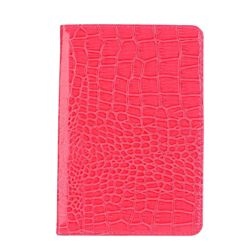 hot pink 360 Вращающийся чехол из крокодиловой кожи для Apple iPad Air 10,5 iPad Pro 10,5 A1701 A1709 Coque Capa Funda Holder - Цвет: hot pink