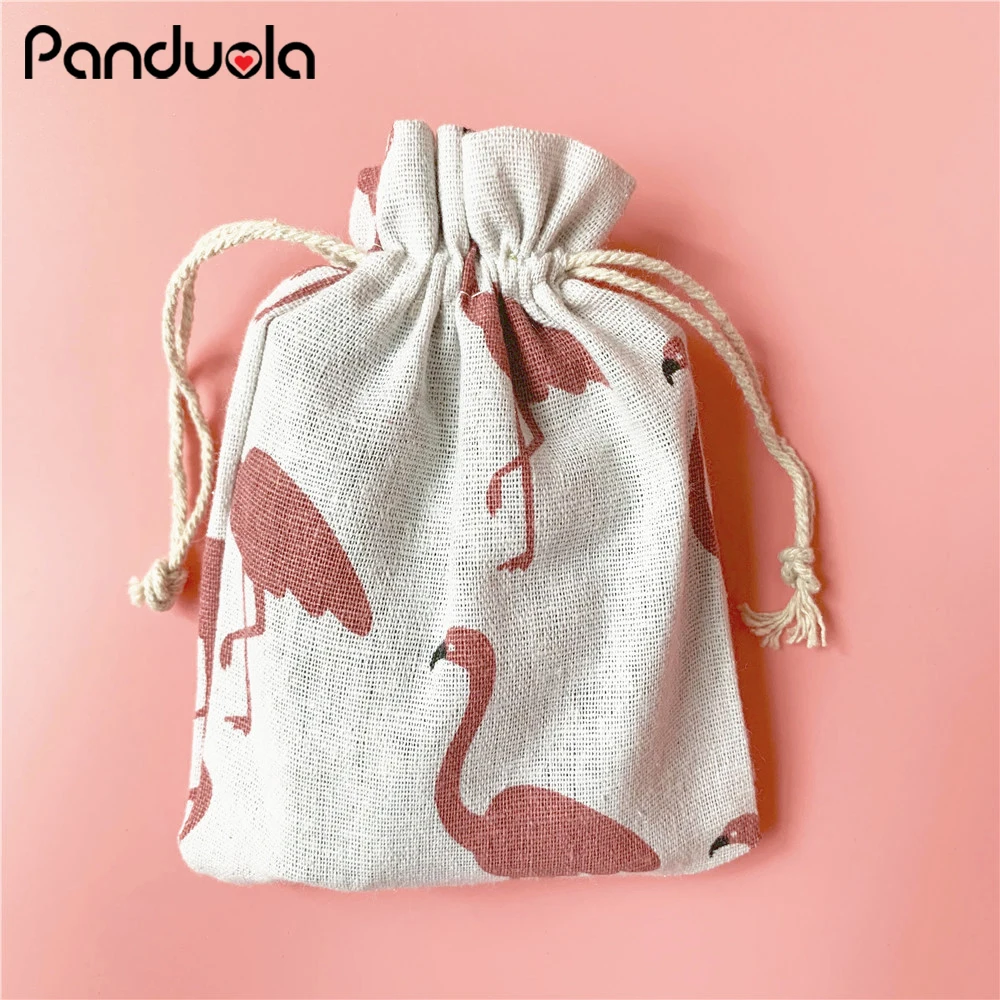 Джутовые пакеты для ювелирных изделий из хлопка и льна вечерние джутовые