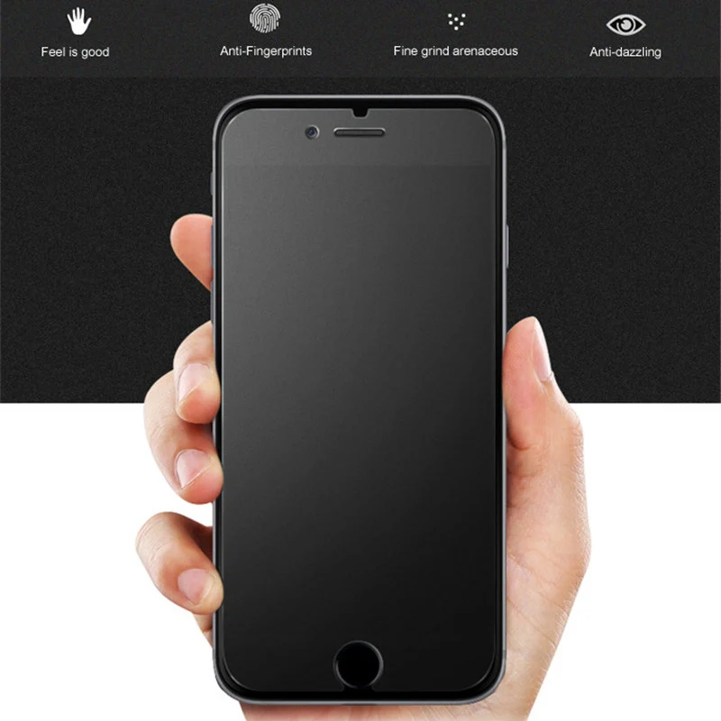 Матовая защитная пленка для экрана без отпечатков пальцев для iphone 7 plus 6s 6 5S se 5c матовая защитная пленка для iphone 8 plus x