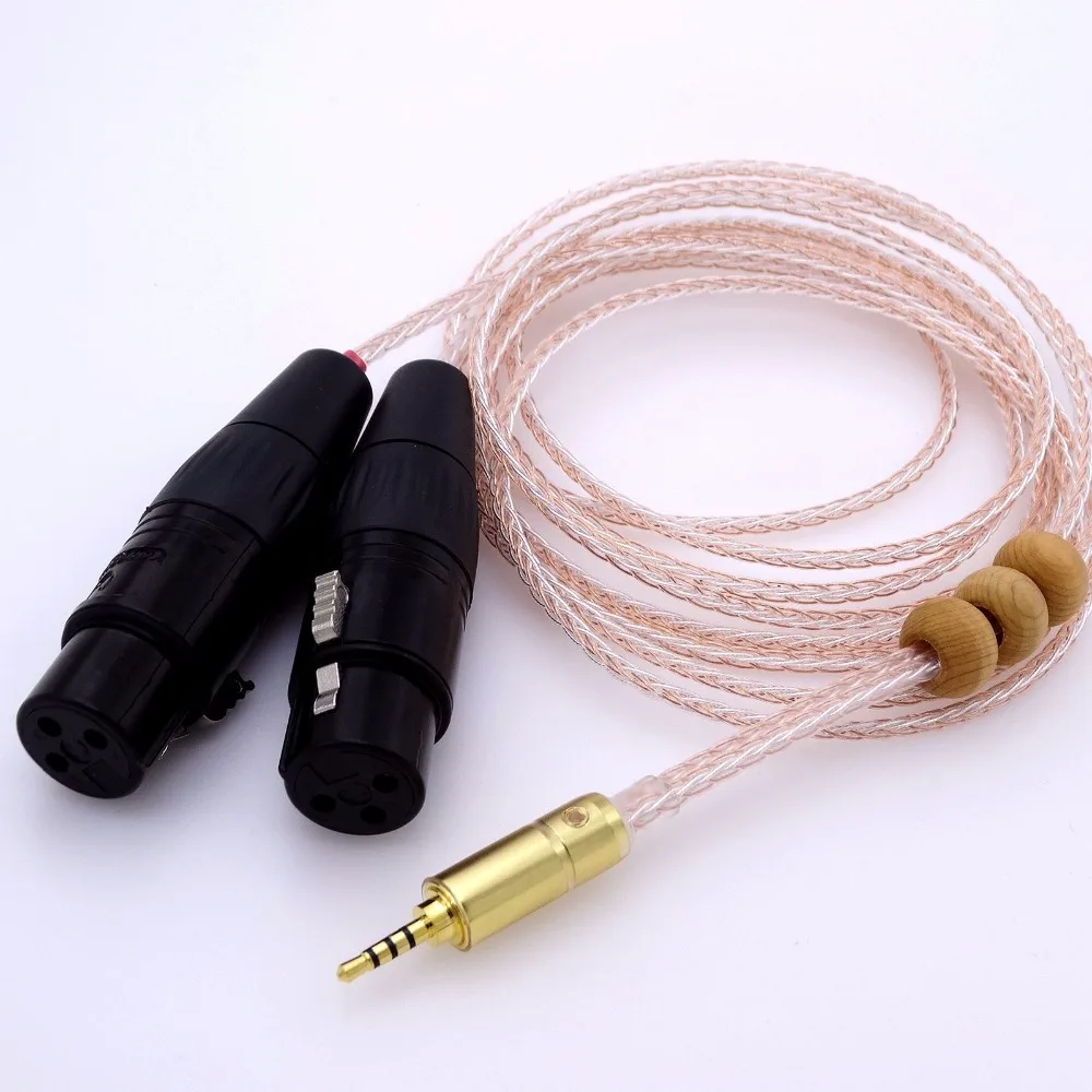 1,5 м 8+ 8 Гибридный Occ 2,5 мм TRRS до 2 XLR Женский аудио кабель-адаптер для Astell& Kern AK240 AK380 AK320 DP-X1 FIIO X5III