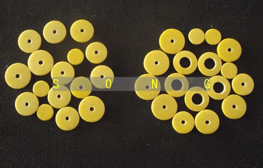 

2 set Flute Pads:Open hole Flute pads 17 open and 16 close part