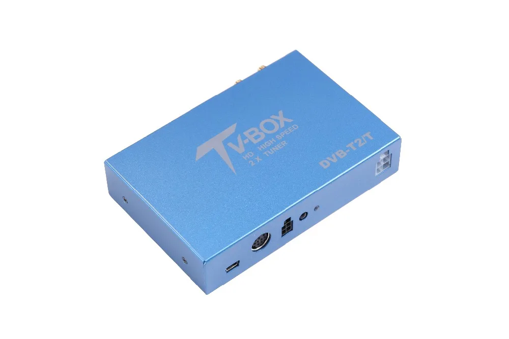 160 км/ч Двойные тюнеры H.265 DVB T2/T цифровой автомобильный тв тюнер TV HD 1080P двойной