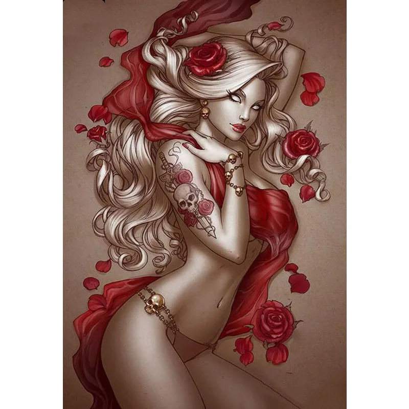 Алмазная картина &quotмультяшная девочка&quot вышивка крестиком домашний Декор