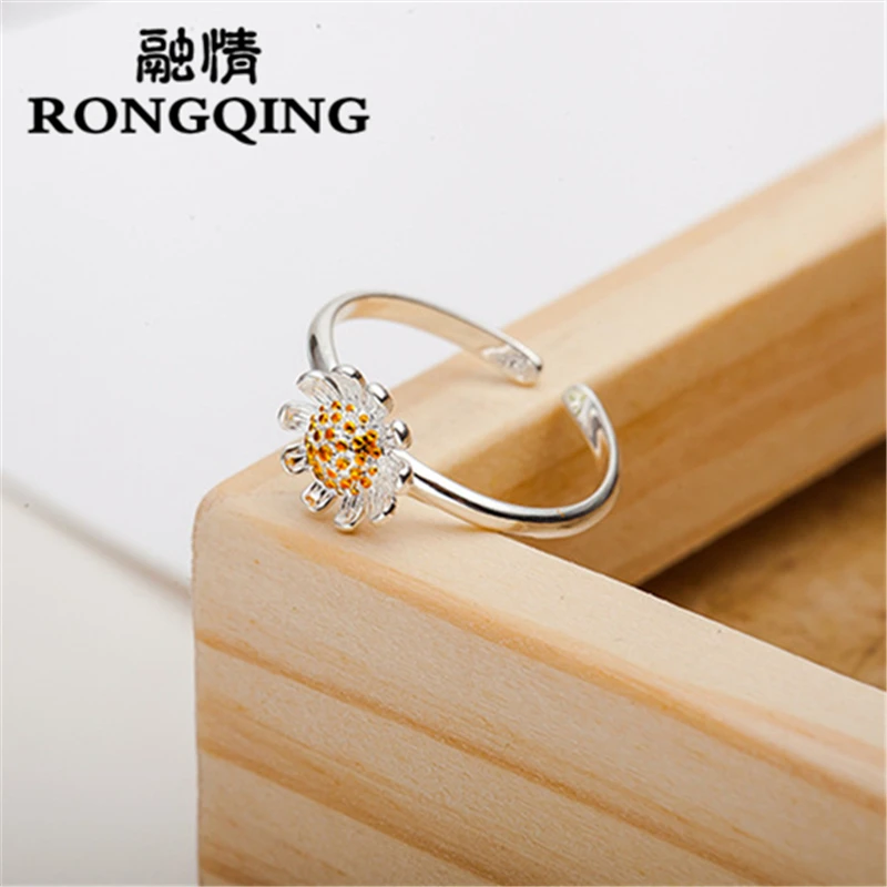RONGQING 1 шт. открытое женское серебряное вечерние шение в виде хризантемы Женское